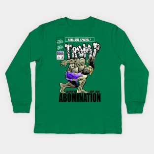 Don the abomiNATION Kids Long Sleeve T-Shirt